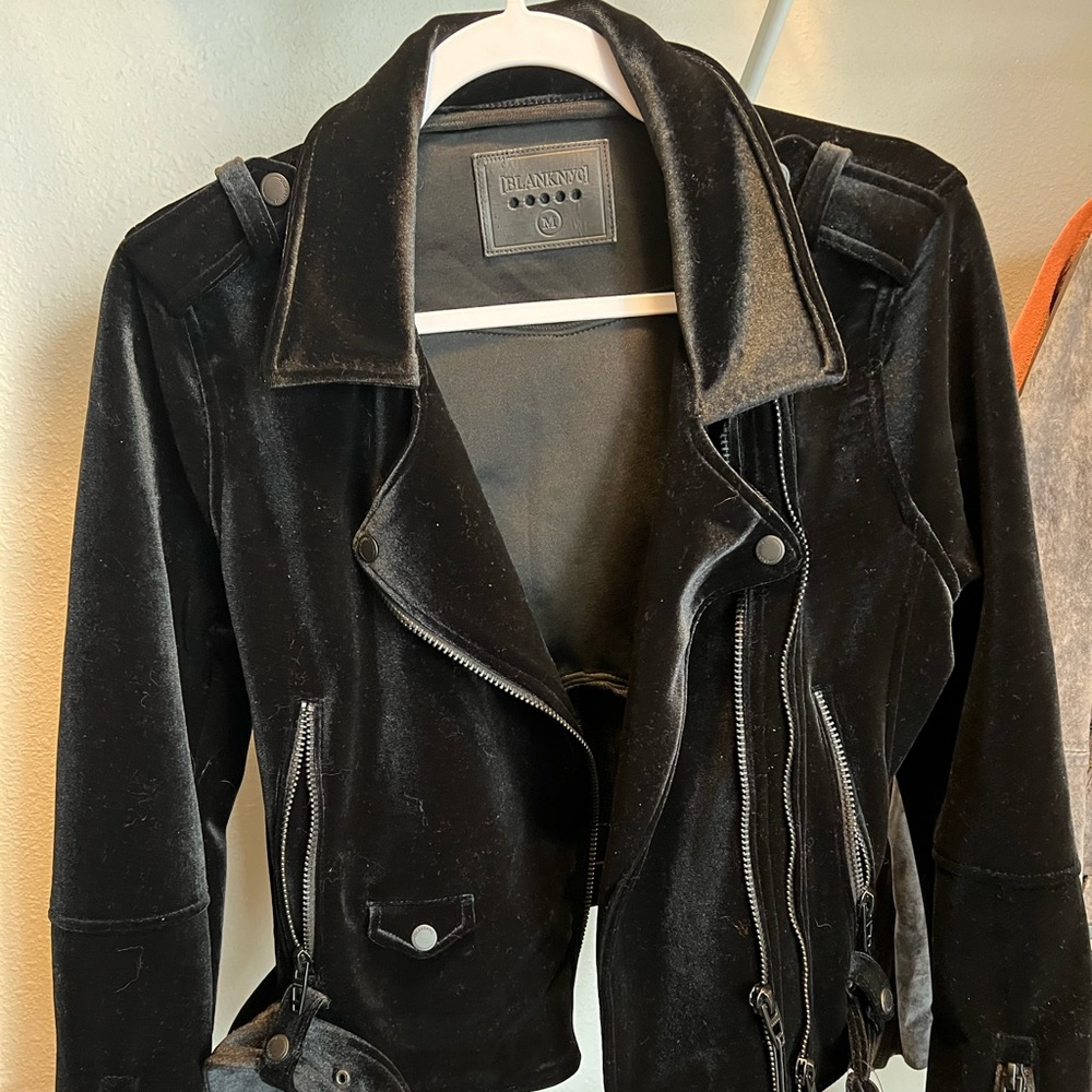 Blank NYC Velvet Jacket NWOT